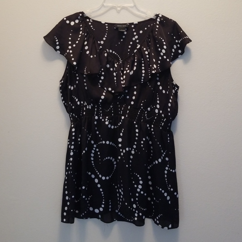 Polka dot blouse